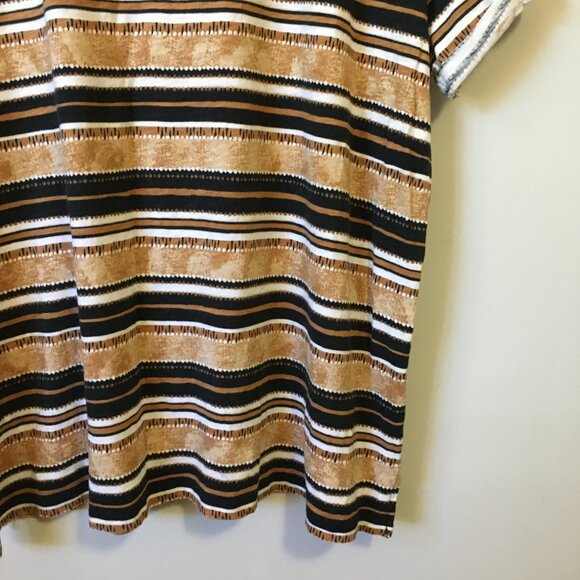 Love & Legend Horizontal Striped Boyfriend Fit Tee - Picture 7 of 15